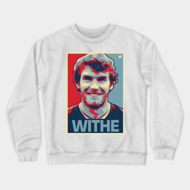 Withe Crewneck Sweatshirt by DAFTFISH